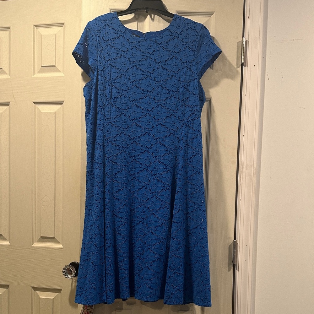 Alfani Sky Blue Lace Dress